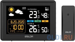 BALDR B0359WST2h2PR-BLACK беспроводная метеостанция, черный