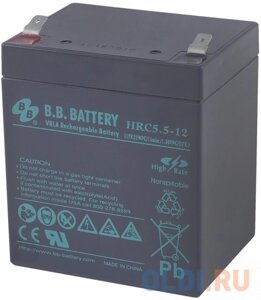 Батарея B. B. battery HRC 5.5-12 5ач 12B