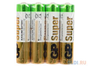 Батарея GP 24ARS 4шт. super alkaline (AAA) 24ARS-2SB4