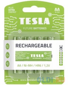 Батарейки tesla rechargeable AA 4 шт