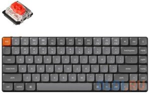 Беспроводная механическая ультратонкая клавиатура QMK Keychron K3 Max, 84 клавиши, RGB-подсветка, Gateron Red Switch