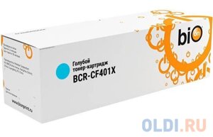 Bion CF401X картридж HB-CF400X для HP CLJ M252/252N/252DN/252DW/277n/277DW,201X (2300 стр.) голубой