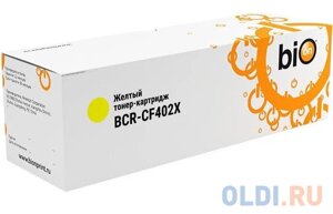 Bion CF402X картридж HB-CF400X для HP CLJ M252/252N/252DN/252DW/277n/277DW,201X (2300 стр.) желтый