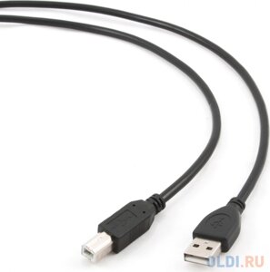 Bion кабель интерфейсный USB 2.0 AM/BM, 1.8м, черный [BXP-CCP-USB2-AMBM-018]