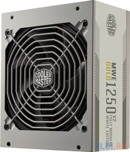 Блок питания 1250 ватт/ power supply cooler master MWE gold V2, FM 1250W ATX3.0 A/EU-white, EPS12V, APFC, 24 pin, 4+4 pin, 8 pin CPU, 12 SATA, 6+2 pin