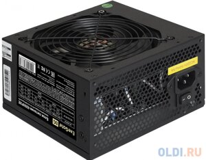 Блок питания 400W ExeGate 400NPXE (ATX, PPFC, PC, 12cm fan, 24pin, 4pin, PCIe, 3xSATA, 2xIDE, FDD, black, кабель 220V в комплекте)