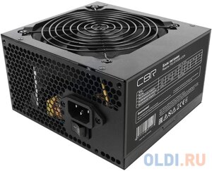 Блок Питания CBR ATX 500W 80+ Bronze, APFC, 0.6mm, 20+4pin, 1*8-pin (4+4P), 2*6+2pin, 4*SATA, 4*IDE, 12cm fan, 1.5м кабель питания, черный [PSU-ATX500-