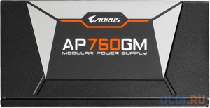 Блок питания gigabyte AORUS P750W 80+ GOLD modular (GP-AP750GM)