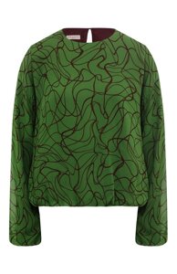 Блузка из вискозы Dries Van Noten