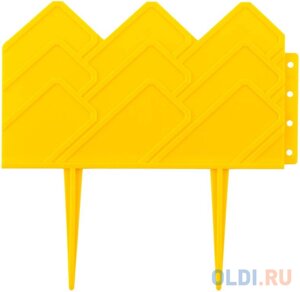 Бордюр Кантри, 14 х 310 см, желтый, Россия Palisad