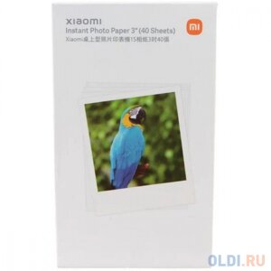 Бумага для фотопринтера Xiaomi Instant Photo Paper 3quot; (40 Sheets)