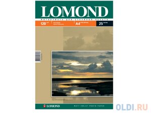 Бумага Lomond A4 120г/кв. м матовая односторонняя 0102030 25л