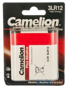 Camelion 3LR12 Plus Alkaline BL-1 (3LR12-BP1, батарейка,4.5В)