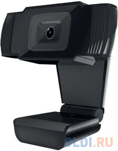 CBR CW 855FHD Black, Веб-камера с матрицей 3 МП, разрешение видео 1920х1080, USB 2.0, встроенный микрофон с шумоподавлением, фикс. фокус, крепление на