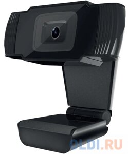 CBR CW 855HD Black, Веб-камера с матрицей 1 МП, разрешение видео 1280х720, USB 2.0, встроенный микрофон с шумоподавлением, фикс. фокус, крепление на мо