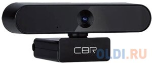 CBR CW 870FHD Black, Веб-камера с матрицей 2 МП, разрешение видео 1920х1080, USB 2.0, встроенный микрофон с шумоподавлением, автофокус, крепление на м