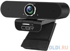 CBR CW 875QHD Black, Веб-камера с матрицей 5 МП, разрешение видео 2560х1440, USB 2.0, встроенный микрофон с шумоподавлением, автофокус, крепление на м