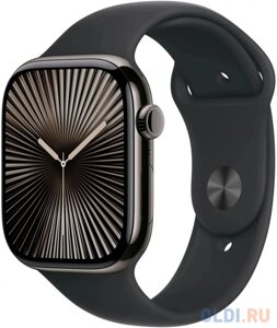 Часы Apple Watch S10 46mm Jet Black Aluminium Case/Black SB M/L MWWQ3LW/A A2999 195949560972