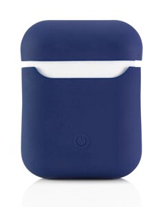 Чехол AirPods Silicon Case - темно-синий