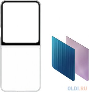 Чехол (клип-кейс) Samsung для Samsung Galaxy Z Flip5 FlipSuit B5 прозрачный (EF-ZF731CTEGRU)