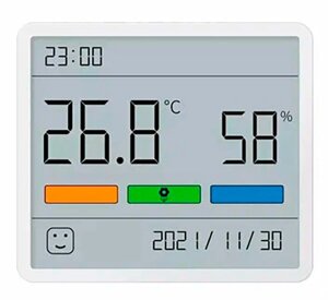 Датчик температуры и влажности Xiaomi AtuMan Clock Thermohygrometer TH1