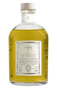 Диффузор Oro Di Firenze /Золото Флоренции"ваза 3000ml + рефил 6x500ml) Logevy Firenze 1965