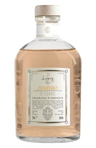 Диффузор Zenzero E Lime /Имбирь & Лайм"ваза 3000ml + рефил 6x500ml) Logevy Firenze 1965