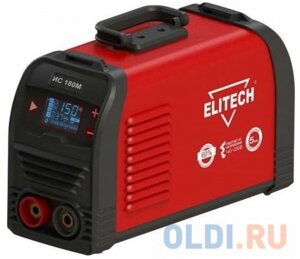 Elitech ис 180м (E1703.016.00) инвертор,140-250в,6.1квт,20-180а, пв=180а/60%O1.6-5мм,2.7кг.