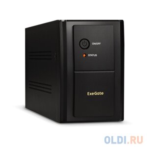 Exegate EP285513RUS ибп exegate specialpro UNB-2000. LED. AVR. C13. RJ. USB 2000VA/1200W, LED, AVR, 6*IEC-C13, RJ45/11, USB, black
