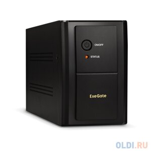 Exegate EP285516RUS ибп exegate specialpro UNB-2000. LED. AVR. EURO. RJ 2000VA/1200W, LED, AVR, 4 евророзетки, RJ45/11, black