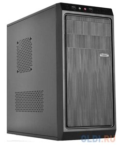 Exegate EX283729RUS корпус miditower XP-401 black, ATX, без бп, 2*USB, audio