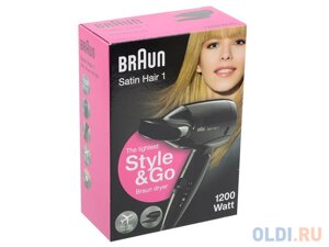 Фен Braun HD 130 1200 чёрный