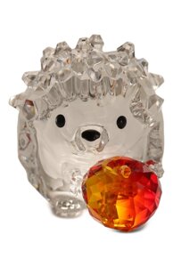 Фигурка Hedgehog with Apple Swarovski