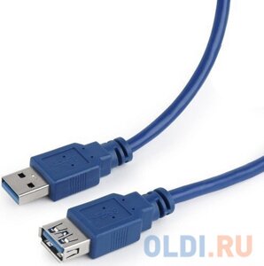 Filum Кабель удлинитель USB 3.0, 1.8 м., синий, разъемы: USB A male-USB A female, пакет. FL-C-U3-AM-AF-1.8M]894175)