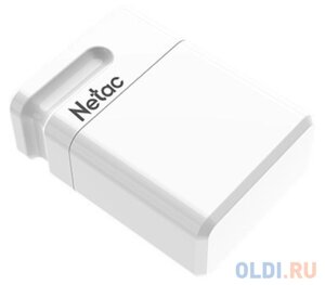 Флеш Диск Netac U116 32Gb NT03U116N-032G-30WH, USB3.0, миниатюрная пластиковая белая