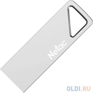 Флеш Диск Netac U326 8Gb NT03U326N-008G-20PN, USB2.0, металлическая плоская