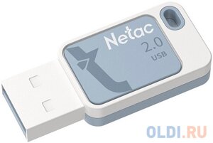 Флеш диск netac UA31 16gb NT03UA31N-016G-20BL, USB2.0, голубая