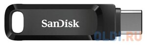 Флеш Диск Sandisk 256Gb Ultra Dual Drive Go SDDDC3-256G-G46 USB3.1 черный