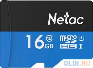 Флеш карта microsdhc 16GB netac P500 NT02P500STN-016G-S (без SD адаптера) 80MB/s