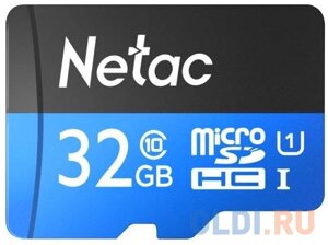 Флеш карта microsdhc 32GB netac P500 NT02P500STN-032G-R (с SD адаптером) 80MB/s