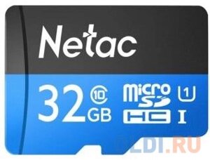 Флеш карта microsdhc 32GB netac P500 NT02P500STN-032G-S (без SD адаптера) 80MB/s
