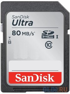 Флеш карта SD 32GB sandisk SDHC class 10 UHS-I ultra 120MB/s