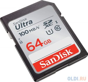 Флеш карта SDXC 64gb class10 sandisk sdsdunr-064G-GN3in ultra