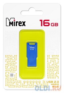 Флеш накопитель 16GB Mirex Mario, USB 2.0, Голубой