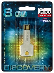 Флеш накопитель 8GB Mirex Corner Key, USB 2.0