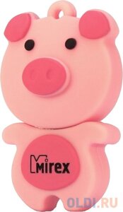 Флеш накопитель 8GB Mirex Pig, USB 2.0, Розовый