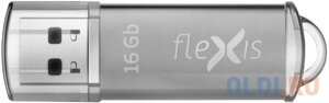 Флешка 16Gb Flexis RB-108 USB 2.0 серый