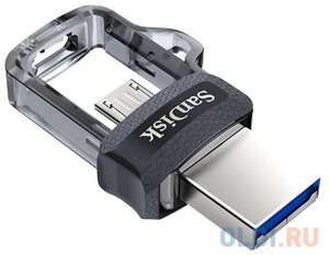 Флешка 32gb sandisk SDDD3-032G-G46 USB 3.1 microusb черный