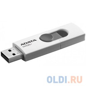 Флешка 64gb A-data AUV220-64G-RWHGY USB 2.0 белый серый