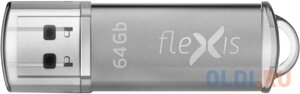 Флешка 64Gb Flexis RB-108 USB 2.0 серый